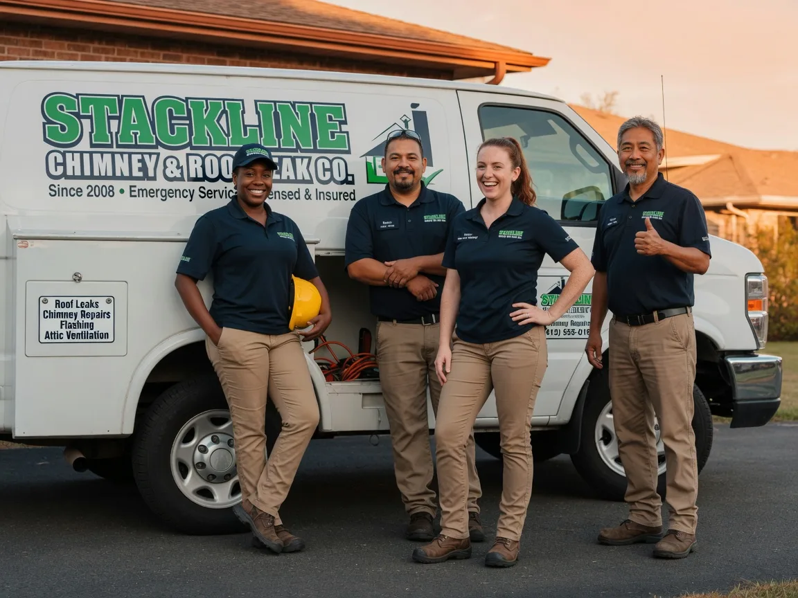 Chimney flashing repair company in Masury, OH
